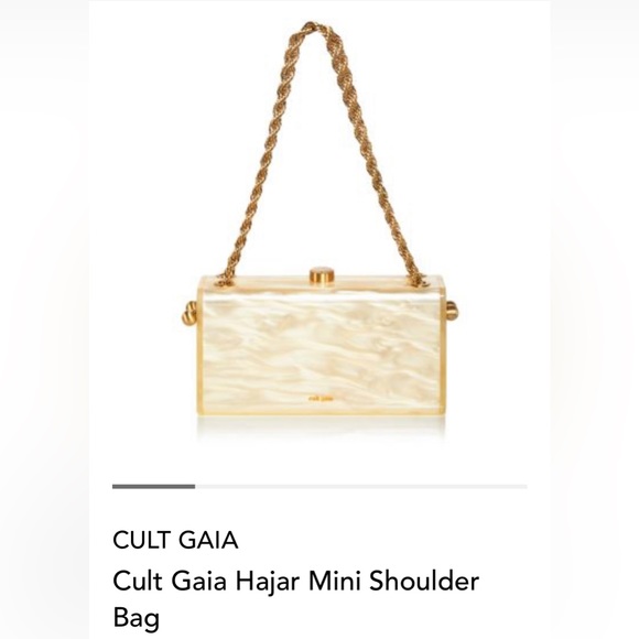 cult gaia Handbags - Cult Gaia Hajar Mini SHLDR Bag. Ivory.